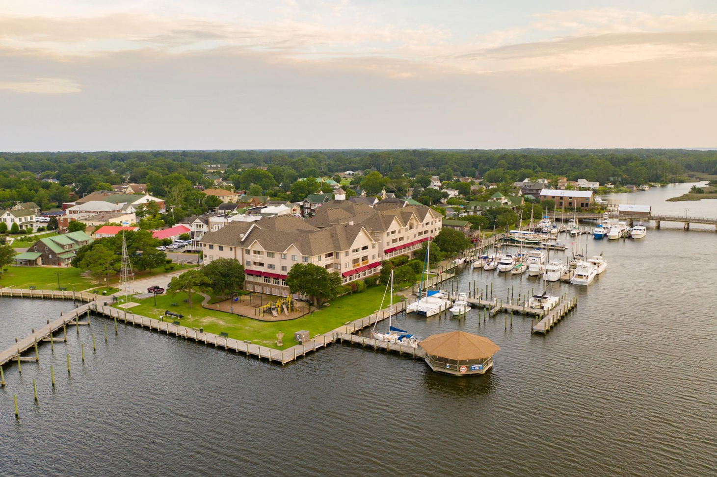 OBX Tiki Time Boat Dock Location - Dolphin Tours Welcome Aboard